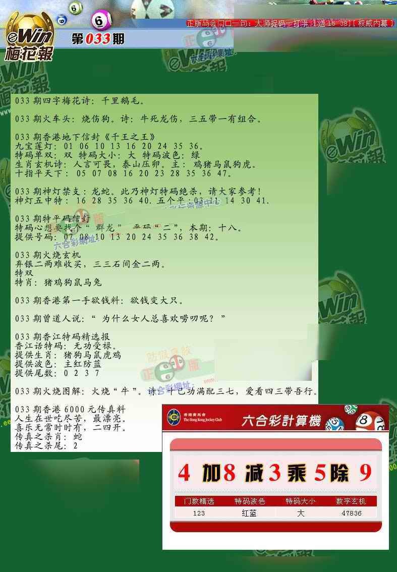 033期梅花报[图]