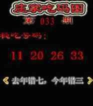 033期庄家吃码图[图]